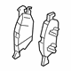 Ford M2GZ-2001-A Brake Pads, Red