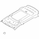 Ford DT1Z-1751942-UA Panel Assembly - Roof Trim - Rear