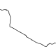 Ford M2DZ-17A605-D Washer Hose, Rear