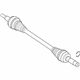 Ford L1MZ-4K138-A Drive Axle, Passenger Side