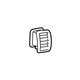 Ford KB3Z-21045C08-AA Vent Louver, Outer Passenger Side