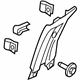 Ford FA1Z-5824356-AA Trim - "B" Pillar