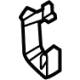 Ford M1PZ-78313A68-BA Hook, Rear