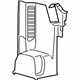 Ford CK4Z-6131113-YB Rear Molding, Lower Driver Side