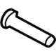 Ford 5C3Z-1107-BA Wheel Stud, Front