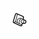 Ford D6AZ-5323240-A Roller, Rear