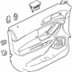 Ford DB5Z-7823943-AC Door Trim Panel, Charcoal, Front Inner Driver Side