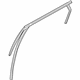 Ford FT4Z-5825766-K Run Channel, Rear Passenger Side