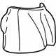 Ford YF1Z-5428456-AA Splash Shield, Rear Passenger Side