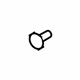 Ford -W706635-SS35B Floor Mat Retainer Clip, Charcoal Black