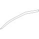 Ford LR3Z-6320001-AA Stripe Tape, Gray, Front Driver Side