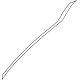 Ford LR3Z-9920000-AA Stripe Tape, Gray, Front Passenger Side