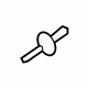 Ford -W701913-S303 Energy Absorber Rivet, Front