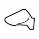 Ford FR3Z-6361753-AA Release Handle, Front Driver Side