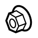 Ford -W714006-S440 Water Pipe Nut