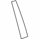 Ford 8T4Z-78255A34-A Upper Molding, Rear Passenger Side