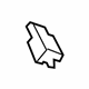 Ford -W716664-S424 Upper Trim Clip, Lower