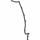 Ford FL3Z-18502C52-A Drain Tube, Rear Passenger Side