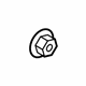 Ford -W717083-S442 Spring Nut, Rear