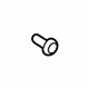 Ford -W506966-S437 Front Driver Speaker Screw, Rear