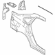 Ford 8S4Z-5427840-A Quarter Panel, Rear Outer Passenger Side