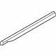 Ford KK3Z-6110177-AA Front Rocker Molding, Driver Side