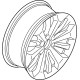 Ford ML3Z-1007-MA Wheel, Alloy