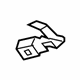 Ford 9L3Z-1629019-A Coat Hook Bracket, Passenger Side