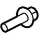 Ford -W720608-S439 Handle Screw, Rear