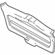 Ford 5F9Z-7440704-AAC Lower Trim Panel, Black, Rear