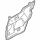 Ford AA8Z-7437458-A Water Shield, Rear Passenger Side