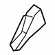 Ford 7T4Z-19C680-C Inner Duct, Passenger Side