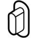 Ford FL3Z-9943152-A Pivot Shim, Passenger Side