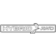 Ford LB5Z-7842528-B Nameplate, Rear