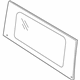 Ford DT1Z-6129727-A Door Glass, Driver Side