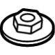 Ford -W720471-S450 Compressor Bracket Nut