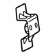 Ford 3T1Z-9927204-J Upper Reinforcement, Passenger Side