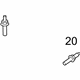 Ford -W707099-S437 Mount Bracket Stud