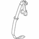 Ford FL3Z-16611B64-GF Lap & Shoulder Belt, Rear Center