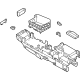 Ford LJ7Z-78045A36-AA Console Base