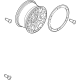 Ford N2DZ-1007-C Wheel, Alloy