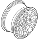 Ford N2DZ-1007-CA Wheel, Alloy