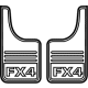Ford VHL3Z-16A550-M Mud Guard, Rear
