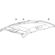 Ford M1PZ-7851916-EA Headliner, Rear