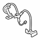 Ford L1MZ-2078-G Flex Hose, Front Driver Side