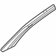 Ford 9E5Z-5403598-BA Windshield Pillar Trim, Black, Passenger Side