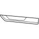 Ford MR3Z-6320000-AD Stripe Tape, Black/White, Rear Passenger Side