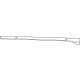 Ford MR3Z-6320000-AA Stripe Tape, Black/White, Passenger Side