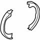 Ford 9L3Z-2648-A Parking Brake Shoes, Rear