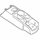 Ford 9T1Z-6104567-AB Rear Console, Center